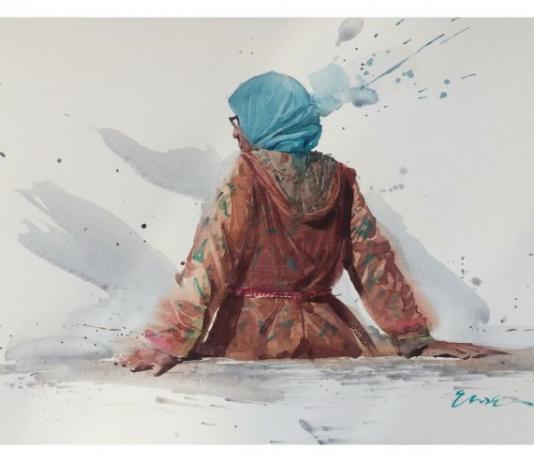 Watercolor Painting by Eudes Correia / 6266