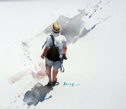 Watercolor Painting by Eudes Correia / 6267
