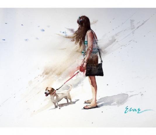 Watercolor Painting by Eudes Correia / 6268