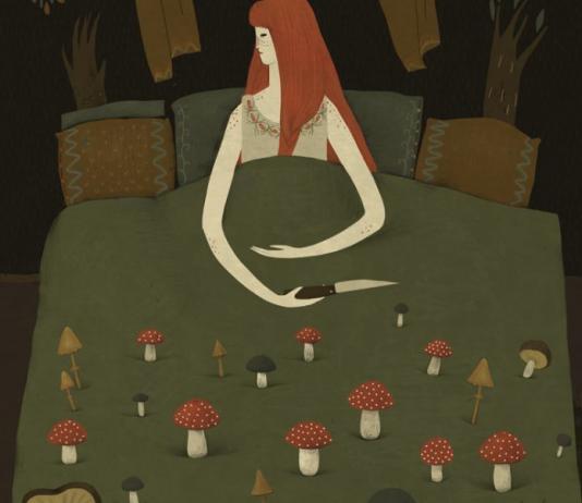 Bedroom Illustration by Alexandra Dvornikova / 7023