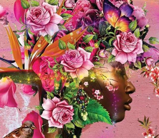 Flower & Floral Collage by Yvonne Coleman Burney / 14329