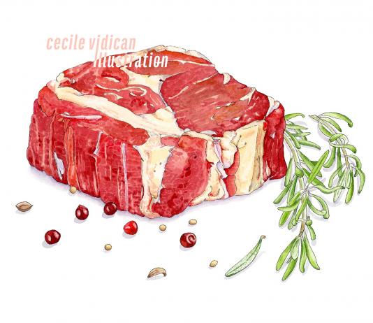Food Illustration by Cecile Vidican / Artist 14594