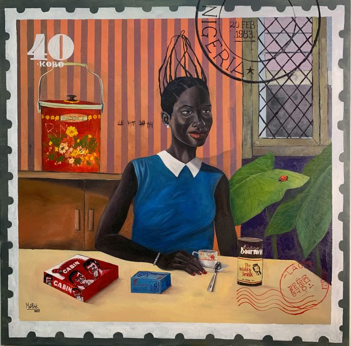 Painting by Morakinyo Femi / 17674 Painting by Morakinyo Femi / 17674