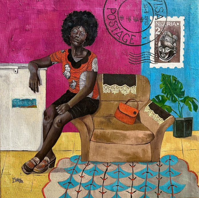 Painting by Morakinyo Femi / 17675 Painting by Morakinyo Femi / 17675