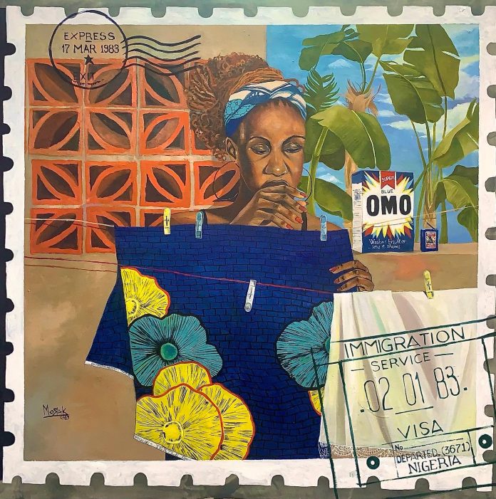 Painting by Morakinyo Femi / 17677 Painting by Morakinyo Femi / 17677