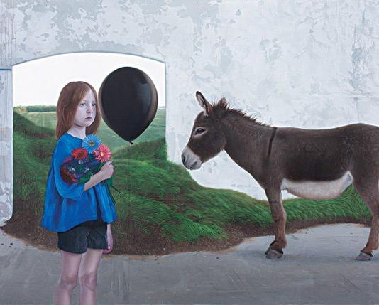 Donkey Painting by Siya Fatih Gurbuz / Artist 10798